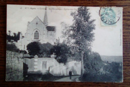 Carte Postale Ancienne - Agen - Coteau De L'Ermitage - Eglise Des Carmélites - Agen