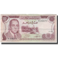 Billet, Maroc, 10 Dirhams, 1970, KM:57a, TTB+ - Marokko