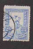 GRECE (Y&T) 1901 - N°152  *  Mercure *    25 L. Obli () - Used Stamps
