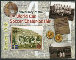 2005	Nevis	2073/B252	75th Anniversary Of The First FIFA World Cup - 1958 – Suecia