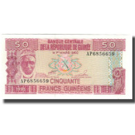 Billet, Guinea, 50 Francs, 1960-03-01, KM:29a, NEUF - Guinée