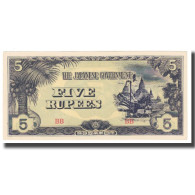 Billet, Birmanie, 5 Rupees, KM:15b, SUP - Myanmar