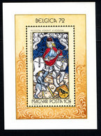 HONGRIE HUNGARY 1972, Yvert BF 95, Vitrail Saint Martin, 1 Bloc , Neuf / Mint. R194 - Verres & Vitraux