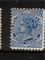 NZ 1882 8d Blue P11 SG 244 HM #BJU49 - Unused Stamps