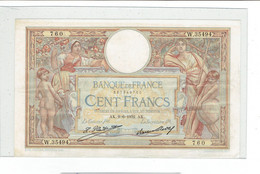 100 FRANCS MERSON - AK.9-6-1932.AK. - SPLENDIDE - 1906 - 100 F 1908-1939 ''Luc Olivier Merson''