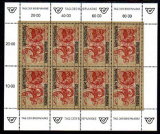 AUSTRIA 1991 Stamp Day Sheetlet, MNH / **.  Michel 2032 Kb - Blocks & Sheetlets & Panes