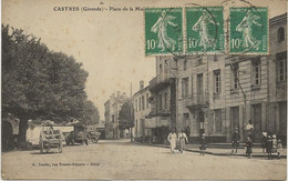 CASTRES - PLACE DE LA MAIRIE -ANNEE 1926 - Sonstige & Ohne Zuordnung