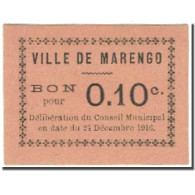 Billet, Algeria, 10 Centimes, Coq, 1916, 1916-12-24, SUP+ - Algérie