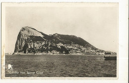 CPA ,Gibraltar , Gibraltar  From Spanish Coast ,Ed. Rock Phot - Gibraltar