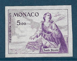 Monaco Essai De Couleur Non Dentelé P.A N°77** - Abarten