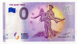 2020-1 BILLET TOURISTIQUE IRELAND 0 EURO SOUVENIR N°TEAC001311 THE QUIET MAN Cinéma Film Américain L'homme Tranquille - Private Proofs / Unofficial