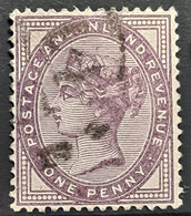 GREAT BRITAIN 1881 - Canceled - Sc# 89 - 1d - Used Stamps