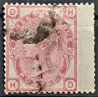 GREAT BRITAIN 1873/80 - Canceled - Sc# 61, Plate 20 - 3d - Used Stamps