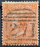 GREAT BRITAIN 1865 - Canceled - Sc# 43, Plate 10 - 4d - Used Stamps