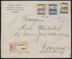 1919 Ajánlott Levél Zemunból Belgrádba. Signed: Bodor - Andere & Zonder Classificatie