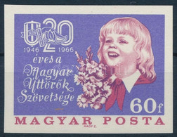 ** 1966 Évfordulók - Események - Magyar Úttörők Szövetsége Vágott Bélyeg - Otros & Sin Clasificación