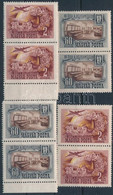 ** 1950 Bélyegmúzeum (I.) 4 Db Sor Párokban, Benne ívszéli (14.000) - Altri & Non Classificati