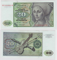 T139360 Banknote 20 DM Deutsche Mark Ro. 271b Schein 2.Jan. 1970 KN GE 3234947 H - 20 Deutsche Mark