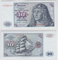 T140704 Banknote 10 DM Deutsche Mark Ro. 270a Schein 2.Jan. 1970 KN CD 7993643 A - 10 DM