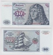 T140814 Banknote 10 DM Deutsche Mark Ro. 270a Schein 2.Jan. 1970 KN CC 4407146 K - 10 DM