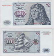 T141380 Banknote 10 DM Deutsche Mark Ro. 270a Schein 2.Jan. 1970 KN CD 6912297 A - 10 Deutsche Mark