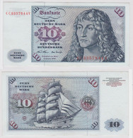 T141567 Banknote 10 DM Deutsche Mark Ro. 270a Schein 2.Jan. 1970 KN CC 3357844 V - 10 DM