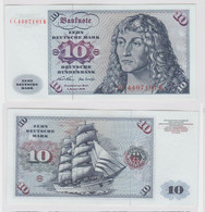 T141757 Banknote 10 DM Deutsche Mark Ro. 270a Schein 2.Jan. 1970 KN CC 4407101 K - 10 DM