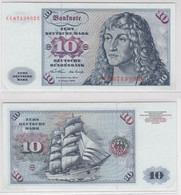 T141900 Banknote 10 DM Deutsche Mark Ro. 270a Schein 2.Jan. 1970 KN CC 6713932 U - 10 DM