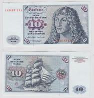 T141915 Banknote 10 DM Deutsche Mark Ro. 270a Schein 2.Jan. 1970 KN CD 5689121 A - 10 Deutsche Mark