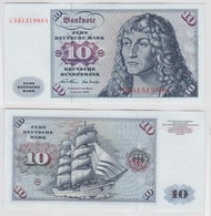 T142355 Banknote 10 DM Deutsche Mark Ro. 270a Schein 2.Jan. 1970 KN CD 5151900 A - 10 DM