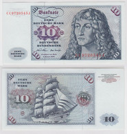 T143658 Banknote 10 DM Deutsche Mark Ro. 270a Schein 2.Jan. 1970 KN CC 9720545 J - 10 DM