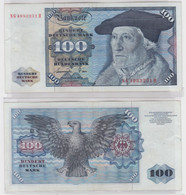 T144476 Banknote 100 DM Deutsche Mark Ro 278a Schein 1.Juni 1977 KN NG 4983251 H - 100 Deutsche Mark