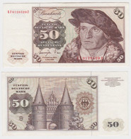 T144487 Banknote 50 DM Deutsche Mark Ro. 277a Schein 1.Juni 1977 KN KF 9128529 Z - 50 DM