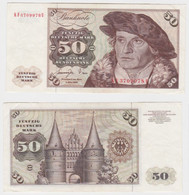 T145444 Banknote 50 DM Deutsche Mark Ro. 277a Schein 1.Juni 1977 KN KF 3709978 U - 50 Deutsche Mark