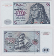 T145538 Banknote 10 DM Deutsche Mark Ro. 270a Schein 2.Jan. 1970 KN CC 7962772 Q - 10 DM