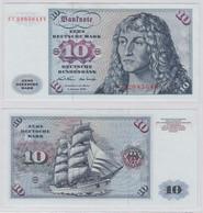 T145565 Banknote 10 DM Deutsche Mark Ro. 270a Schein 2.Jan. 1970 KN CC 2085644 V - 10 DM