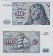 T145682 Banknote 10 DM Deutsche Mark Ro. 270a Schein 2.Jan. 1970 KN CC 2505835 Z - 10 DM