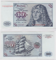 T145686 Banknote 10 DM Deutsche Mark Ro. 270a Schein 2.Jan. 1970 KN CB 7456795 D - 10 DM