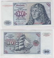 T145773 Banknote 10 DM Deutsche Mark Ro. 270a Schein 2.Jan. 1970 KN CC 7001530 V - 10 DM