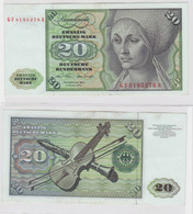 T145774 Banknote 20 DM Deutsche Mark Ro. 271b Schein 2.Jan. 1970 KN GF 8195278 A - 20 Deutsche Mark