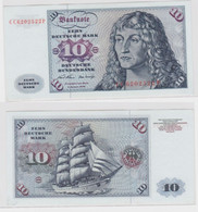 T145830 Banknote 10 DM Deutsche Mark Ro. 270a Schein 2.Jan. 1970 KN CC 6202522 P - 10 DM