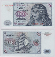 T146015 Banknote 10 DM Deutsche Mark Ro. 270a Schein 2.Jan. 1970 KN CC 2657464 M - 10 DM