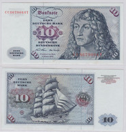 T146016 Banknote 10 DM Deutsche Mark Ro. 270a Schein 2.Jan. 1970 KN CC 8679064 T - 10 Deutsche Mark