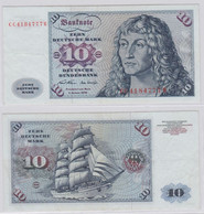 T146018 Banknote 10 DM Deutsche Mark Ro. 270a Schein 2.Jan. 1970 KN CC 4184777 W - 10 DM