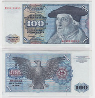 T146033 Banknote 100 DM Deutsche Mark Ro 278a Schein 1.Juni 1977 KN NG 5918828 X - 100 Deutsche Mark