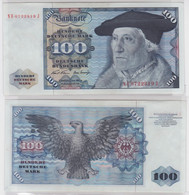 T146038 Banknote 100 DM Deutsche Mark Ro. 273b Schein 2.Jan 1970 KN NE 0722819 J - 100 Deutsche Mark