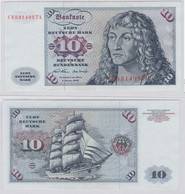 T146063 Banknote 10 DM Deutsche Mark Ro. 270a Schein 2.Jan. 1970 KN CD 8314987 A - 10 DM