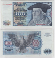 T146076 Banknote 100 DM Deutsche Mark Ro. 273b Schein 2.Jan 1970 KN NE 0143159 Y - 100 Deutsche Mark