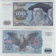 T146077 Banknote 100 DM Deutsche Mark Ro. 273b Schein 2.Jan 1970 KN NF 1028902 H - 100 Deutsche Mark