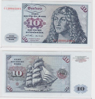 T146091 Banknote 10 DM Deutsche Mark Ro. 270a Schein 2.Jan. 1970 KN CC 3008590 S - 10 DM